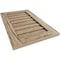Ekena Millwork Timberthane Riverwood Vertical Faux Wood Non-Functional Gable Vent, Primed Tan, 36"W x 33"H GVURVE36X33DRWPR - alternate 5